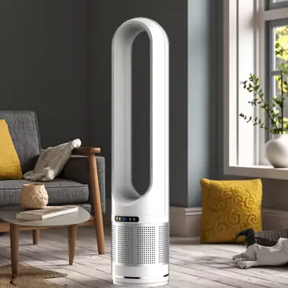 Ventilator brez lopatic s čistilcem zraka