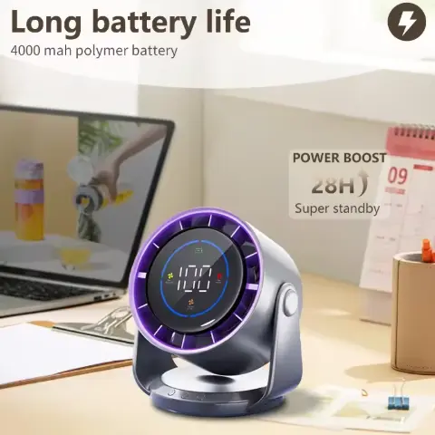 Mini USB ventilator, ročni elektronski namizni talni ventilator